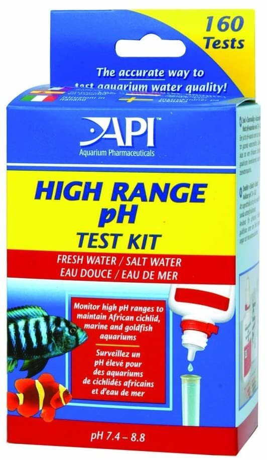 API High Range pH Test Kit for Freshwater and Saltwater Aquarium, API