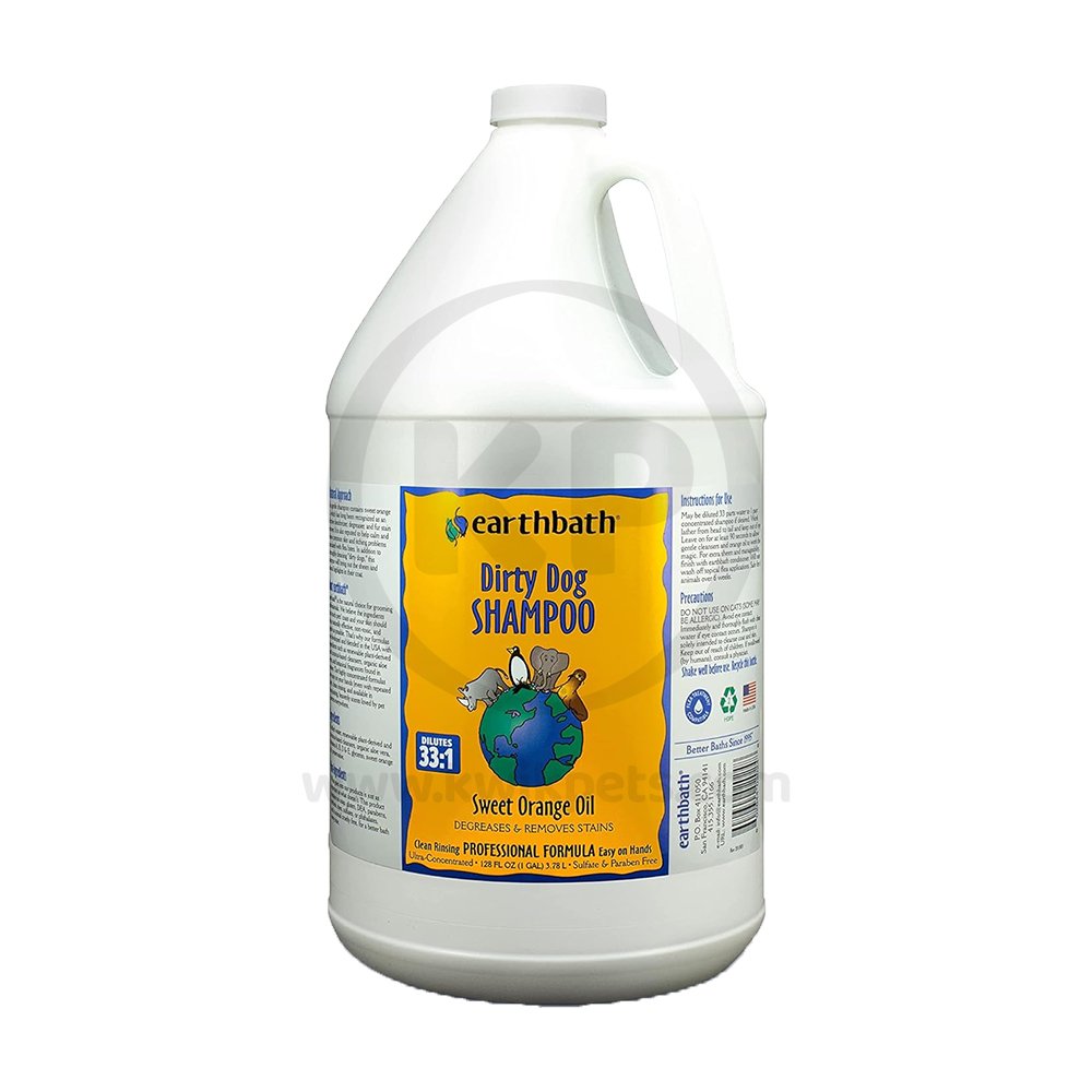 Earthbath Dirty Dog Shampoo, Sweet Orange Oil, 128oz, Earthbath