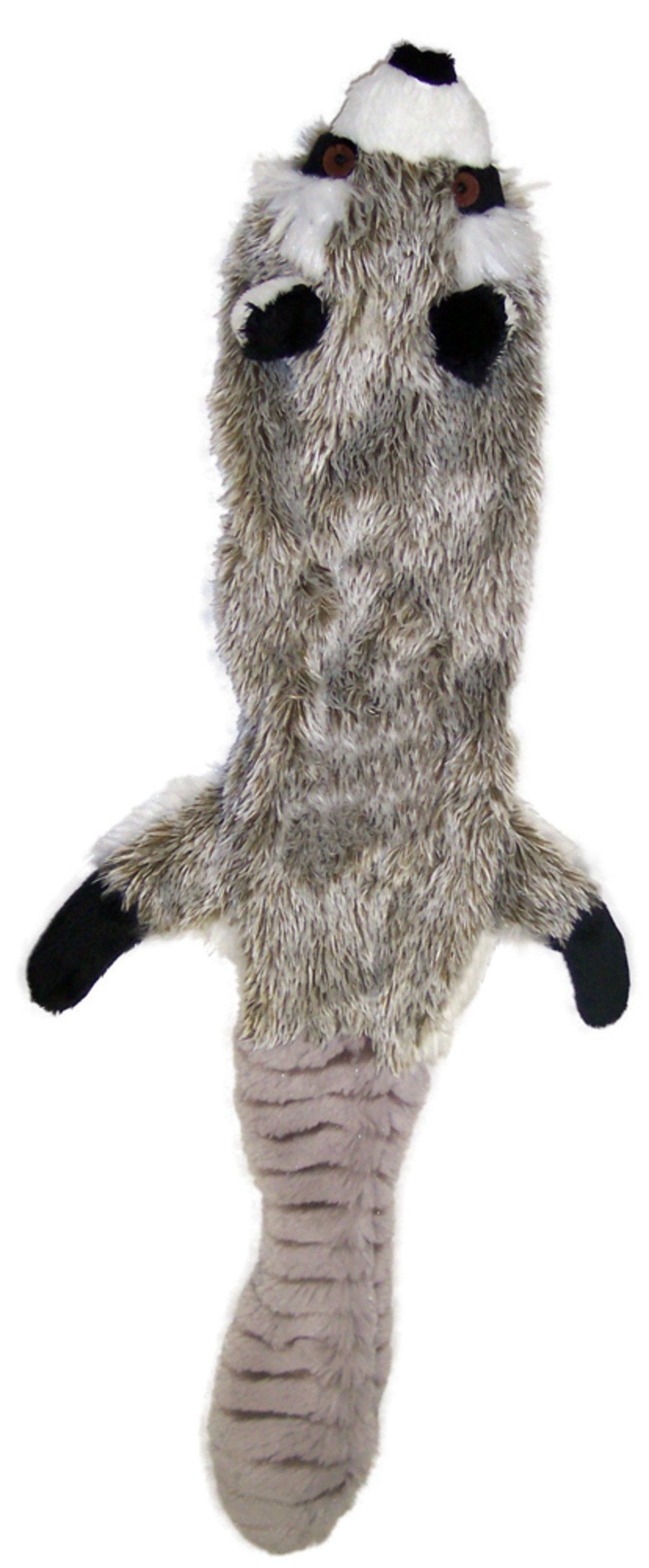 Skinneeez Forest Series Dog Toy Raccoon Gray Mini, Skinneeez