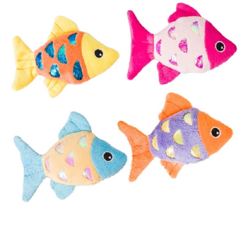 Spot Shimmer Glimmer Fish Catnip Toy Assorted, Ethical Pet