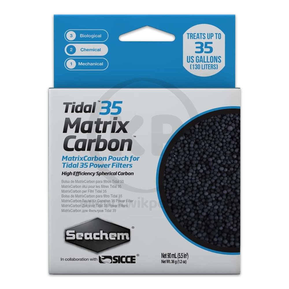 Seachem Laboratories Tidal Matrix Activated Carbon Media 30 ml, Seachem