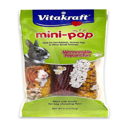 VitaKraft Mini-Pop Small Animal Popcorn Treat 6 oz, Vitakraft