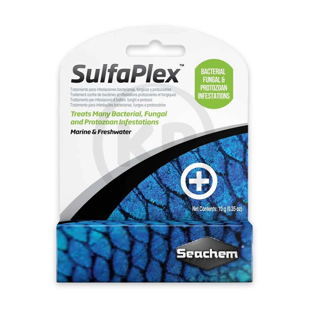 Seachem Laboratories Sulfaplex Antibiotic and Anti-fungal Medication 0.4-oz, Seachem