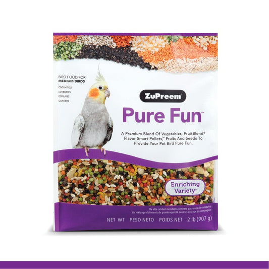 ZuPreem Pure Fun Bird Food 2-lb, ZuPreem
