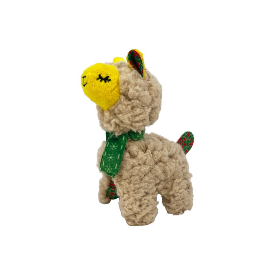 KONG Holiday Softies Scrattles Llama Cat Toy, One Size