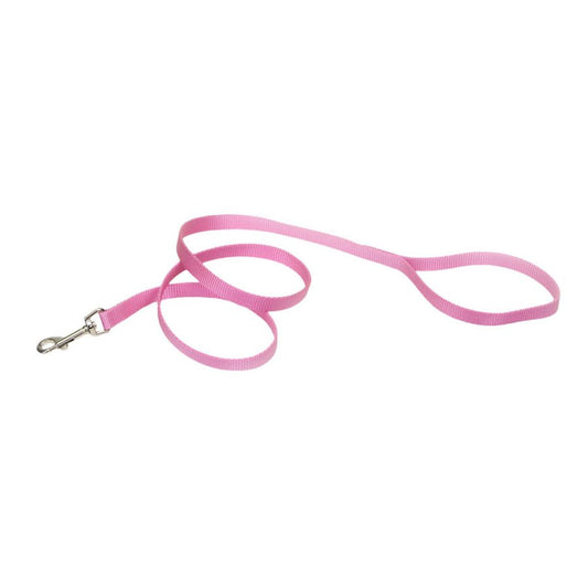 Coastal Single-Ply Nylon Dog Leash Pink Bright ,5/8 In X 6 ft