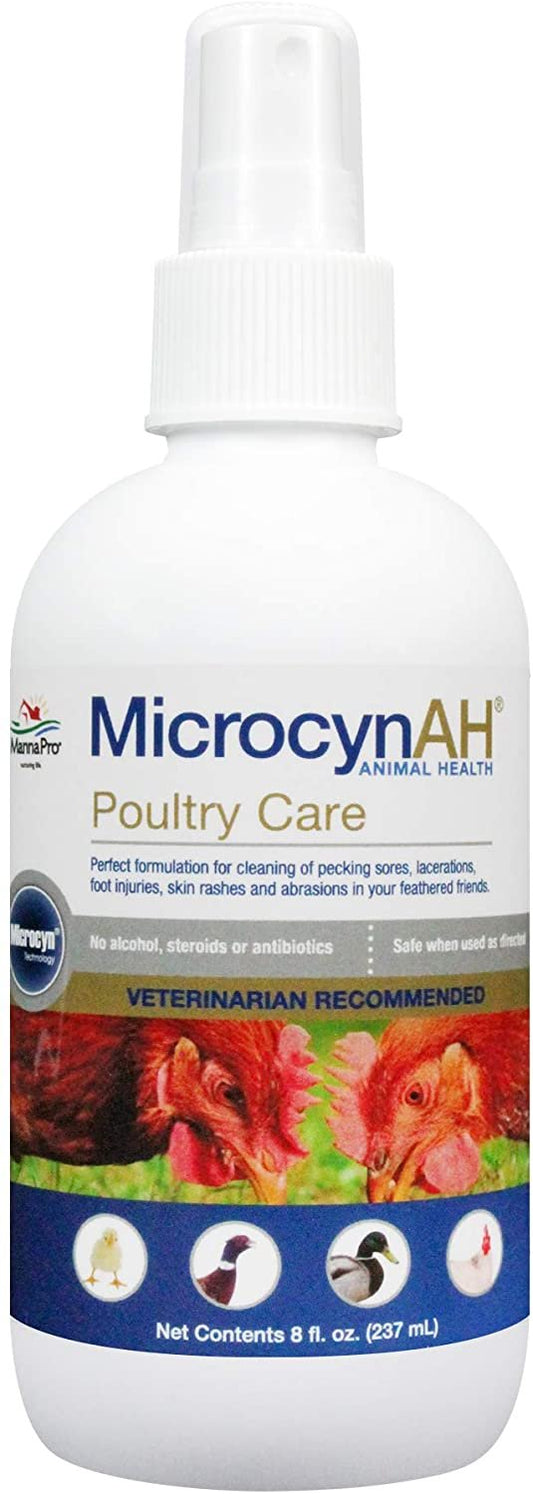 MicrocynAH Poultry Care 8oz, MicrocynAH