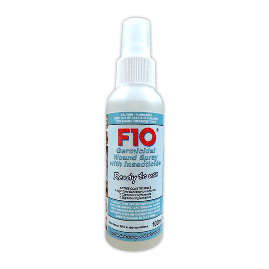 F10 Germicidal Wound Spray with Insecticide 100 ml