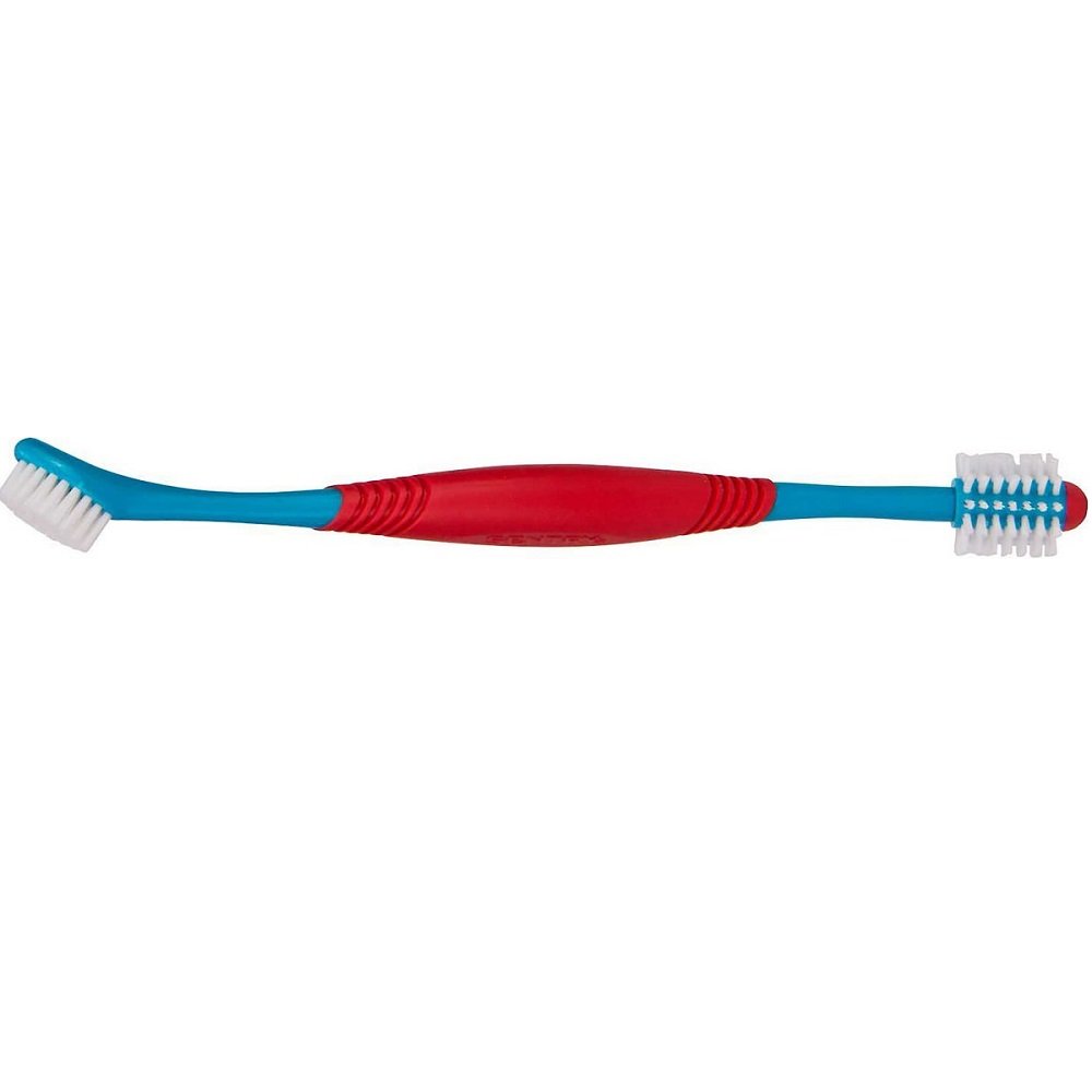Sentry Petrodex Advanced Dental Care Dual Ended 360 Small Dog Toothbrush, Sentry