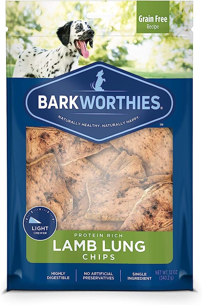 Barkworthies Lamb Lung 12oz