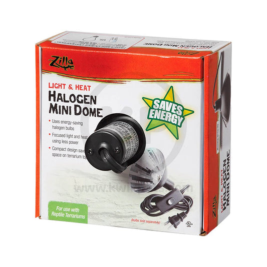 Zilla Light & Heat Halogen Mini Dome For Reptile Terrariums, Zilla