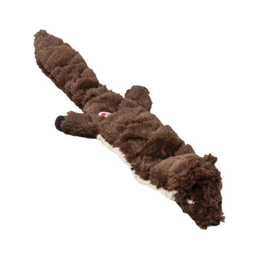 Skinneeez Extreme Quilted Dog Toy Beaver Brown 14 in, Skinneeez