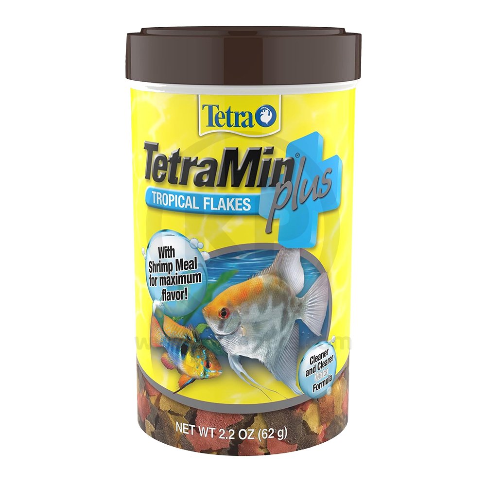 Tetra TetraMin Plus Tropical Flakes Fish Food, 2.20-oz