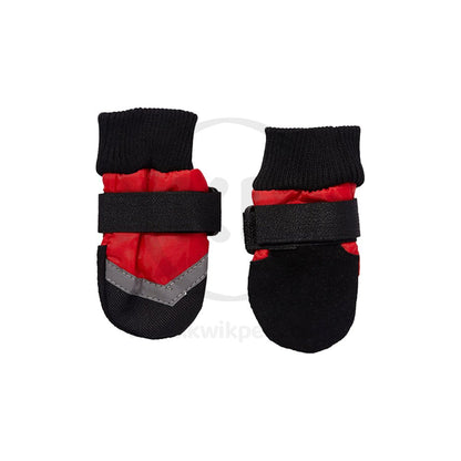 Fashion Pet Extreme All Weather Boots Red/Black, XXxs, Fashion Pet