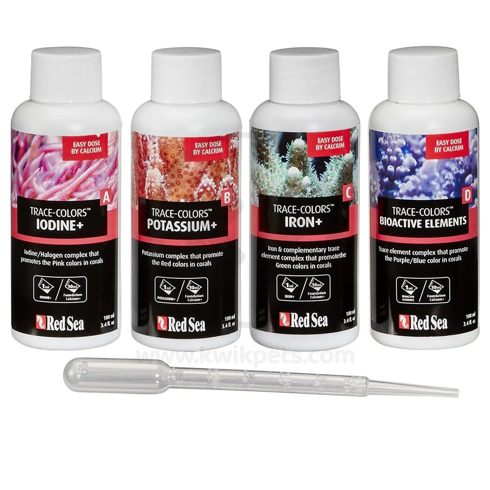 Red Sea Coral Colors ABCD 4 Supplement Pack, Red Sea