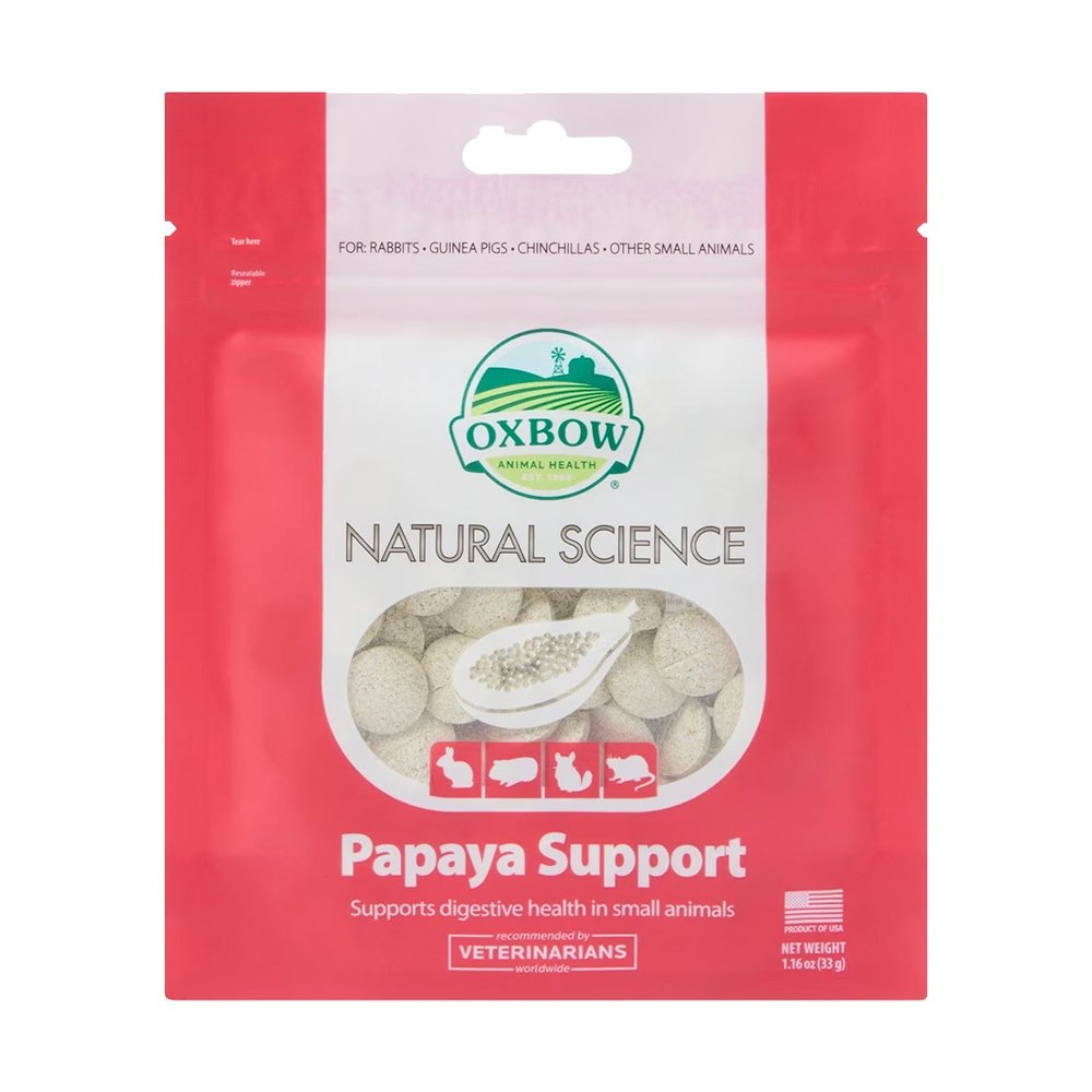Oxbow Animal Health Natural Science Small Animal Papaya Support Supplement, 1.16 oz