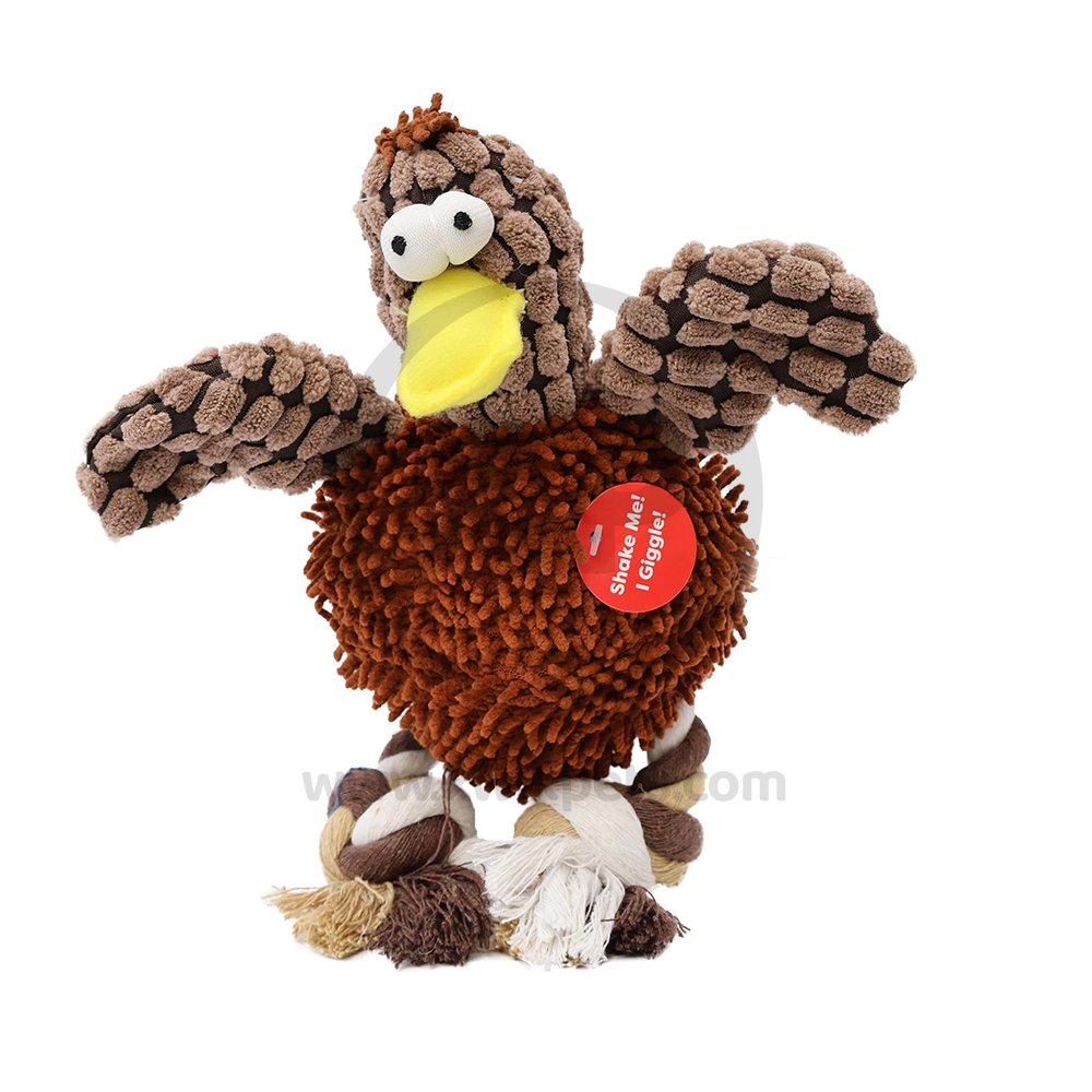 Ethical Pet Spot Giggler Plush Chicken Assorted 12in, Ethical Pet