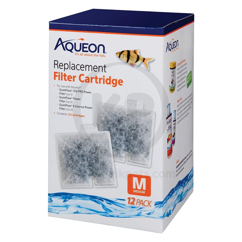 Aqueon Replacement Filter Cartridges 12 Count, Aqueon
