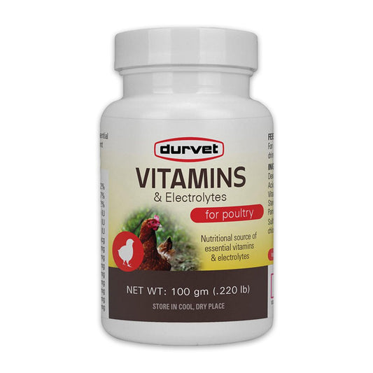 Durvet Poultry Vitamins & Electrolytes 100gm