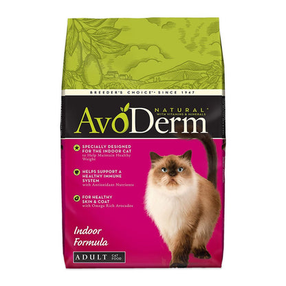 AvoDerm Natural Indoor Formula Adult Dry Cat Food, 3.5-lb, AvoDerm