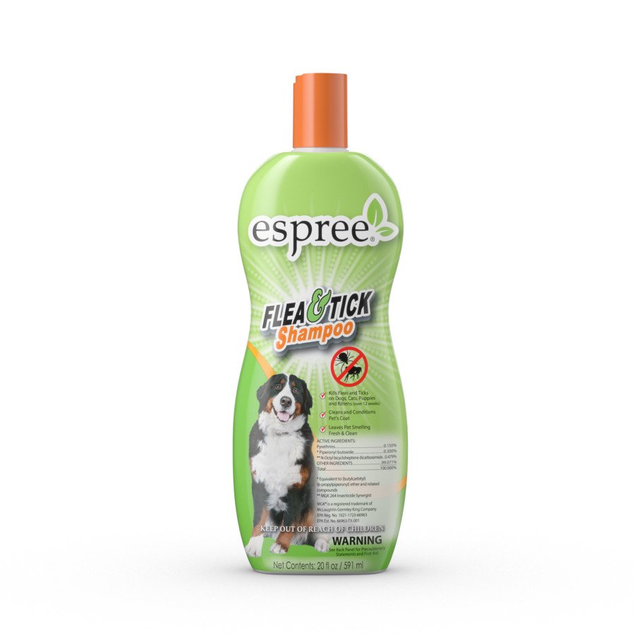 Espree Flea & Tick Shampoo with Aloe for Dogs 20 fl oz, Espree