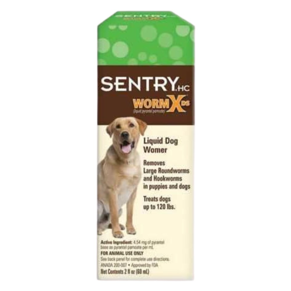 Sentry WormX DS Liquid Dog Wormer 2 oz, Sentry