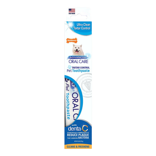 Nylabone Advanced Oral Care Tartar Control Dog Toothpaste Original, 2.5 Oz. (1 ct), Nylabone