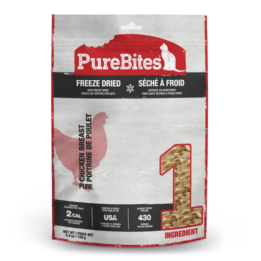 PureBites Freeze Dried Pure Cat Treats Chicken Breast, 5.5 oz, PureBites