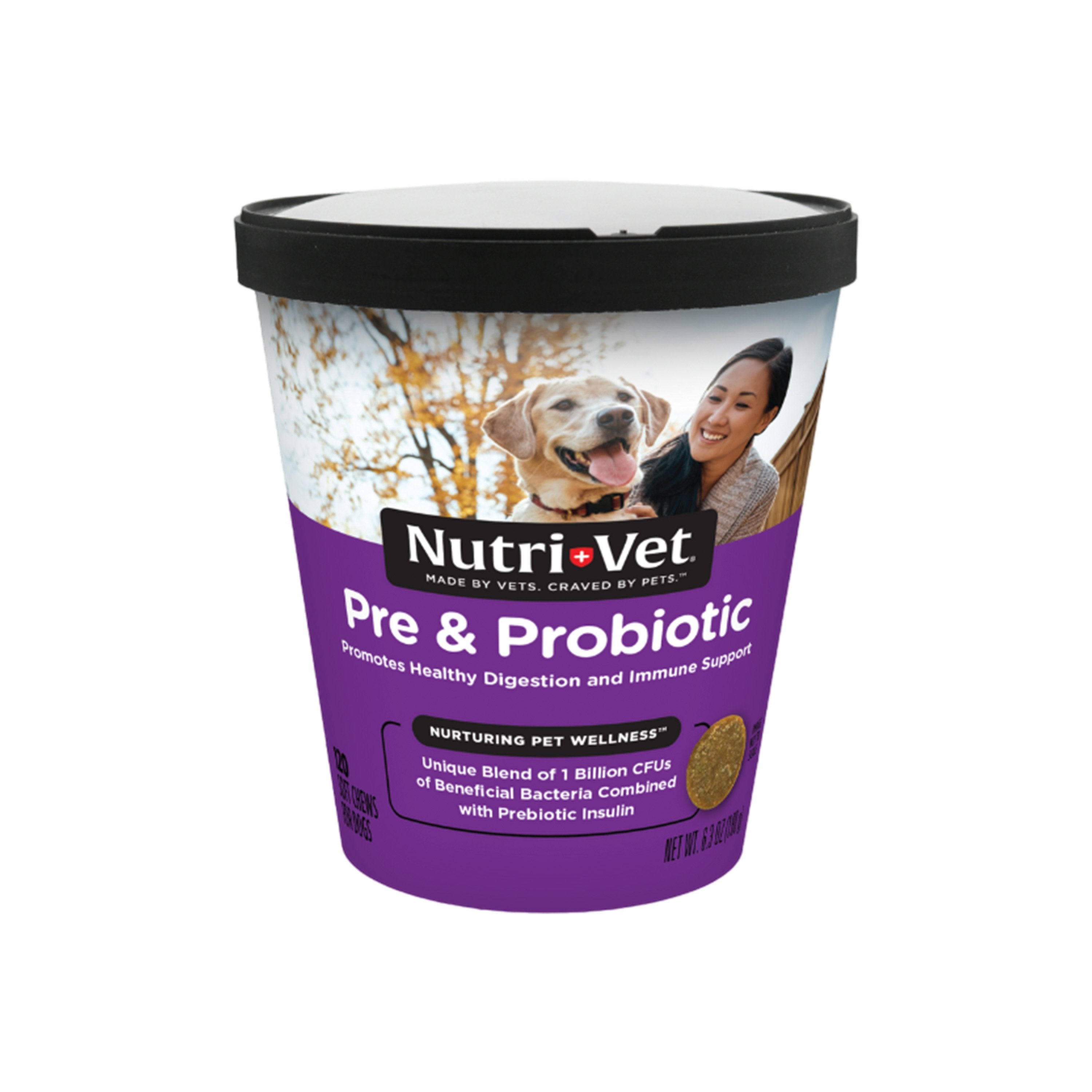 Nutri-Vet Pre/probiotics Soft Chew 120ct, Nutri-Vet