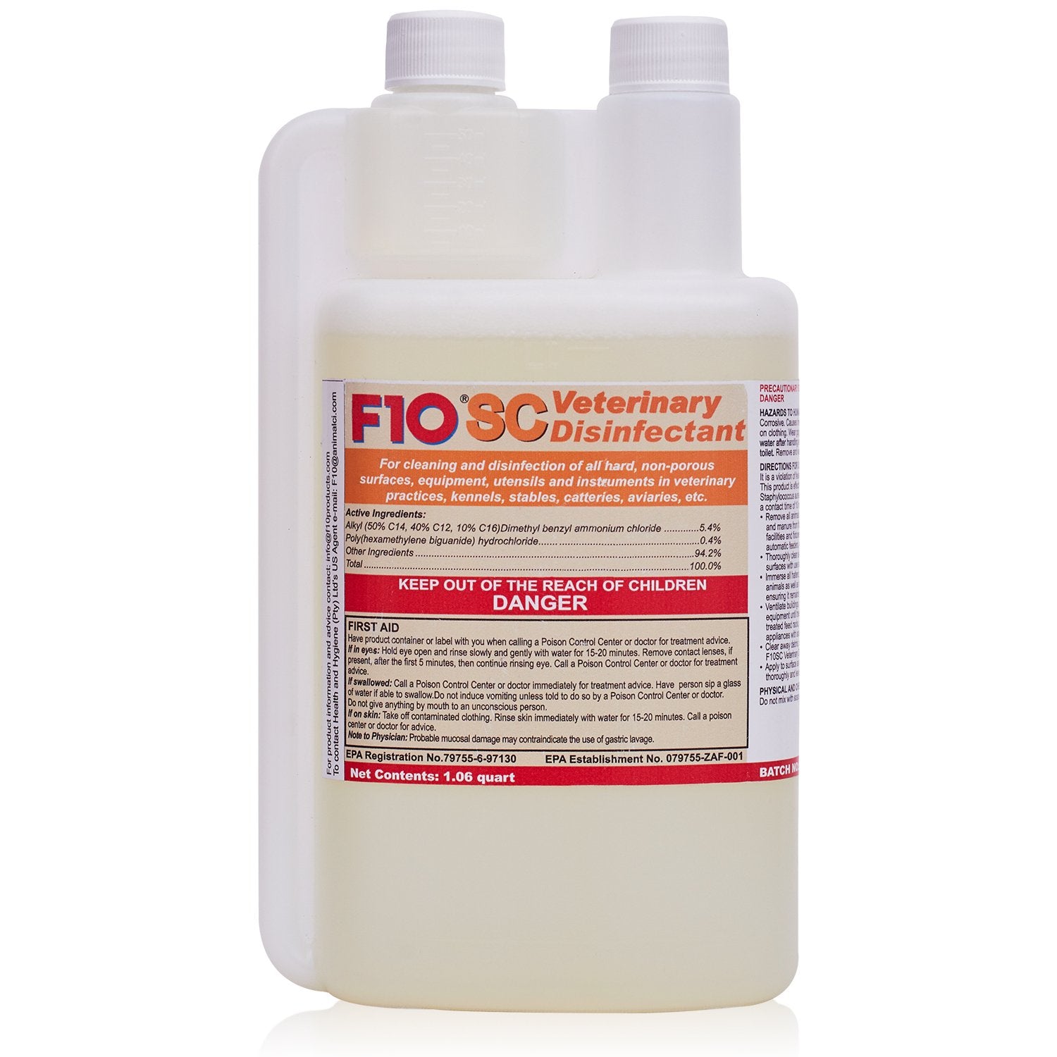 F10SC Veterinary Disinfectant 33.9 oz (1.06 qt)